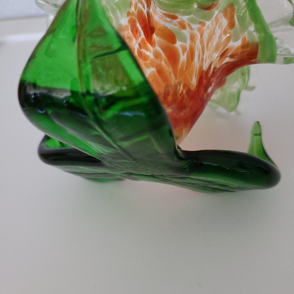 Vintage Hand Blown Glass Candle Holder - Picture 3 of 4